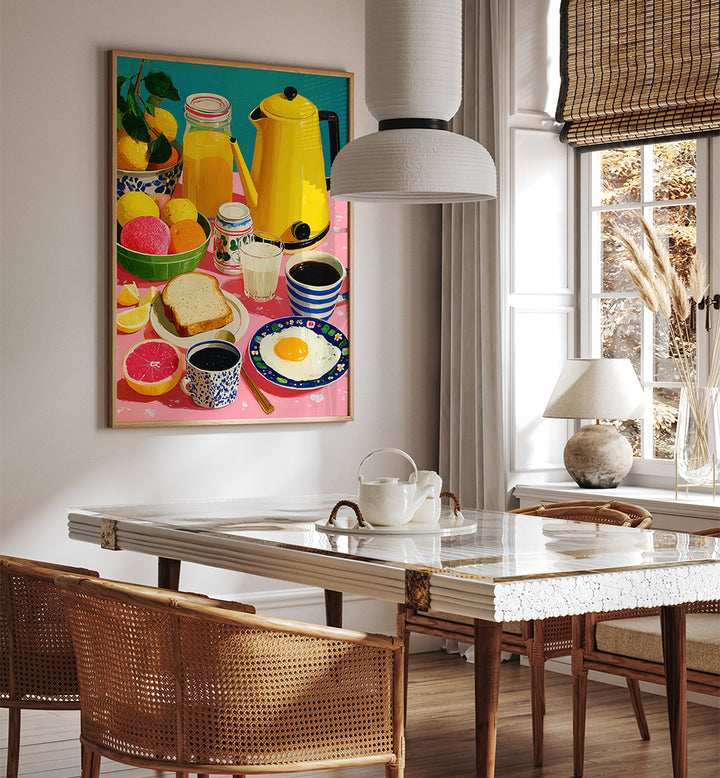 BREAKFAST TIME , KITCHEN POSTERS
