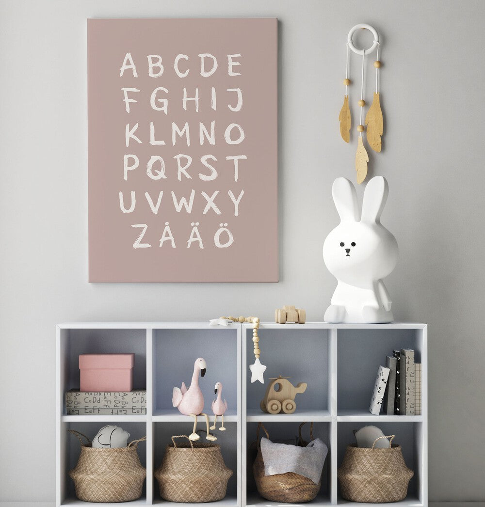 ABC TOOTHY ROSA  , KIDS ROOM ART PRINTS