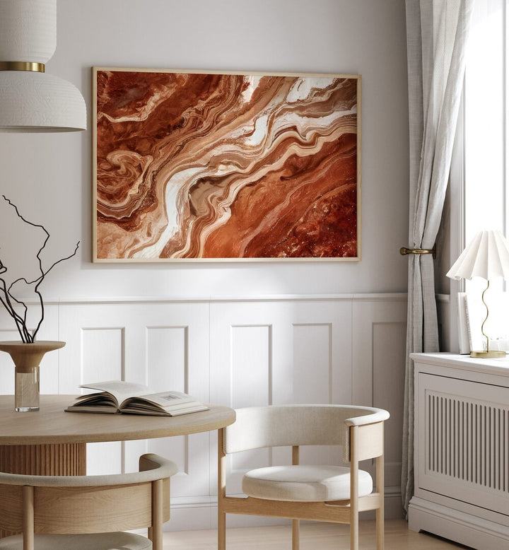 Stunning abstract painting showcasing PATTERNS IN RICH EARTHY TONES, perfect for enhancing your home decor.