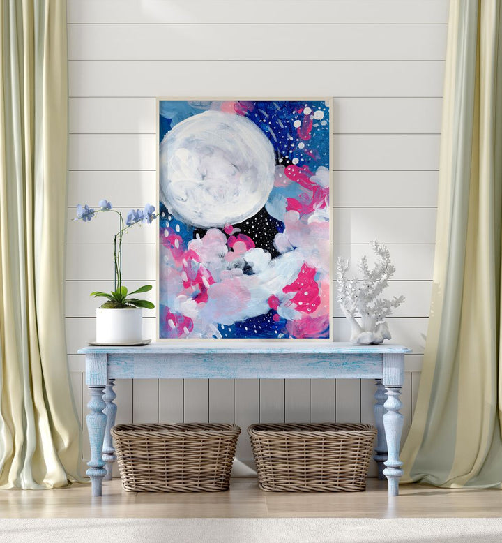 MAGIC MOON , ABSTRACT ART PAINTINGS