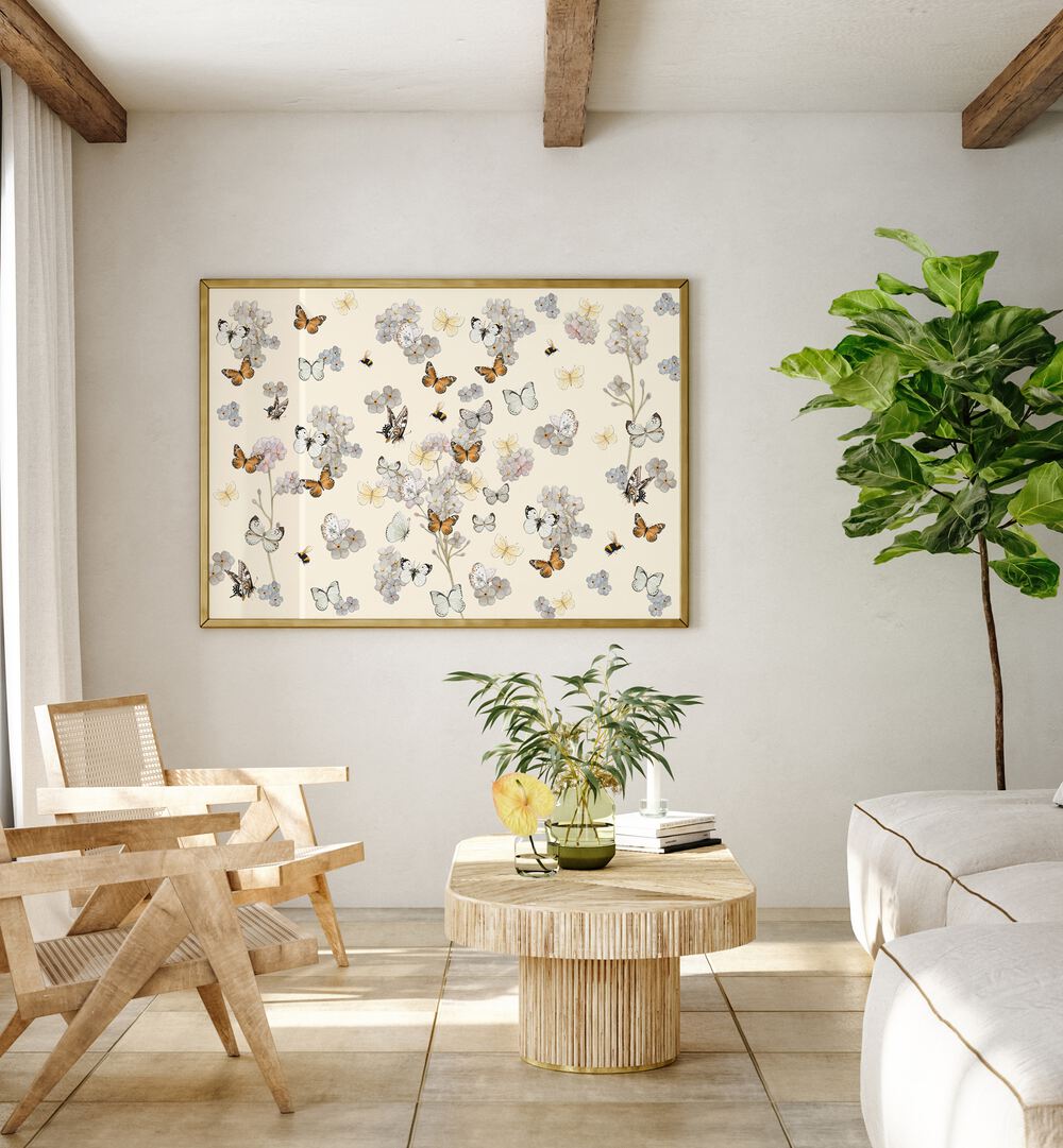 Captivating BEAUTIFUL BUTTERFLIES, FLORAL FLOWER PAINTINGS enhance your living space with artistic charm and nature's beauty.