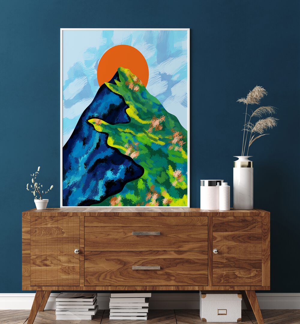 Vibrant BRIGHT HORIZON landscape paintings enhance your décor with stunning colors and innovative design.