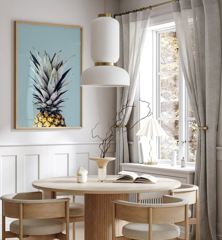 Stylish PINEAPPLE kitchen posters enhance modern decor, perfect for any culinary space. Transform your kitchen today!