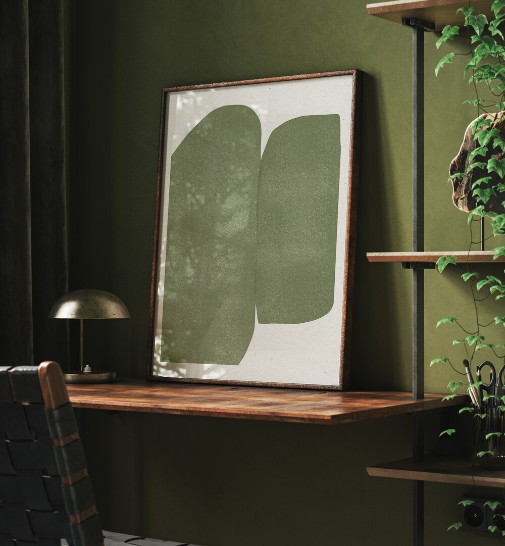Transform your space with GREEN PAPER CUT MODERN, ABSTRACT PAINTINGS, showcasing intricate designs and contemporary elegance.