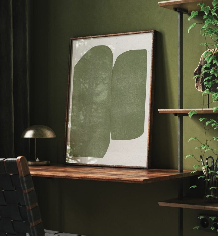Transform your space with GREEN PAPER CUT MODERN, ABSTRACT PAINTINGS, showcasing intricate designs and contemporary elegance.