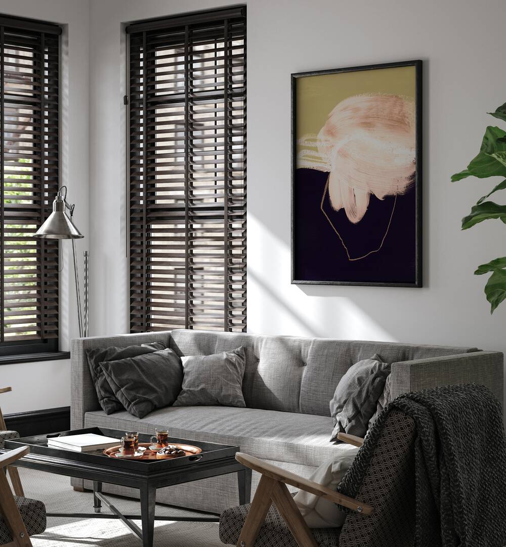 Colorful ABSTRACT XII, ABSTRACT PAINTINGS enhances modern decor, showcasing bold strokes and vibrant creativity.