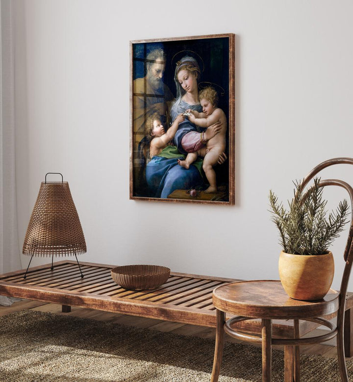 MADONNA OF THE ROSE  , VINTAGE PAINTINGS