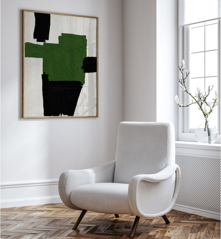Captivating ABSTRACT MODERN OIL PAINTING from Miuus Studio, featuring vibrant colors and contemporary design.