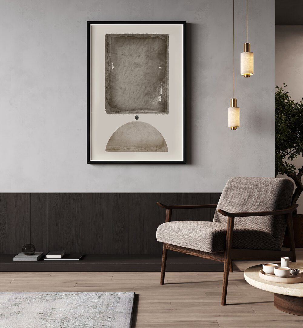 Elevate your space with EARTHY ELEGANCE, GEOMETRIC ART PRINTS showcasing sophisticated design and abstract shapes.