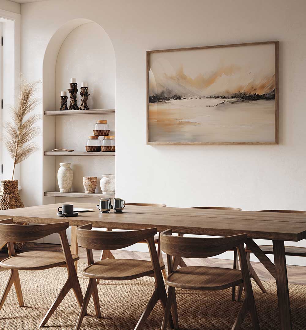 MISTY HORIZONS , LANDSCAPE PAINTINGS