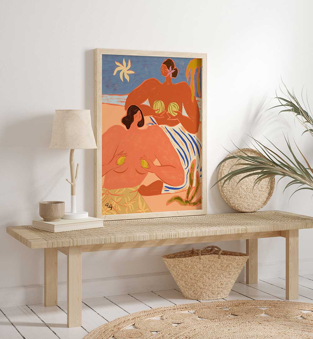 LEMON AND MELO , PORTRAITS & FIGURATIVE ILLUSTRATIONS