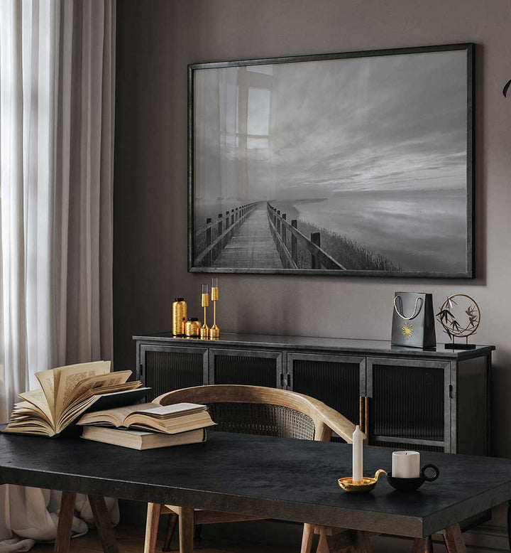 WOODEN FOOTBRIDGE , PHOTOGRAPHY PRINTS