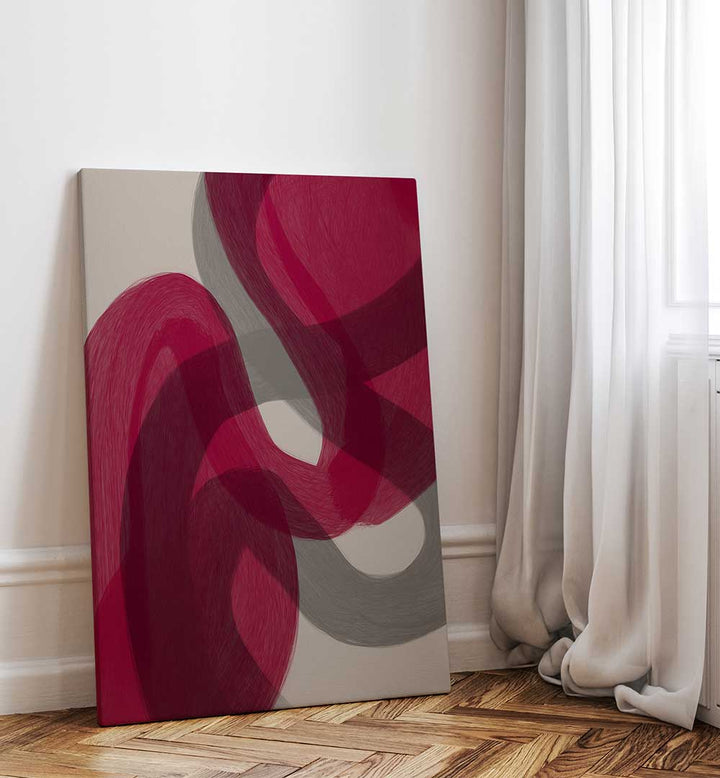 COLOUR PALETTE BURGUNDY XV , ABSTRACT PAINTINGS