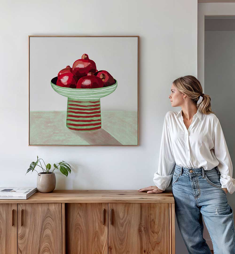 POMEGRANATE FRUIT BOWL , KITCHEN POSTERS