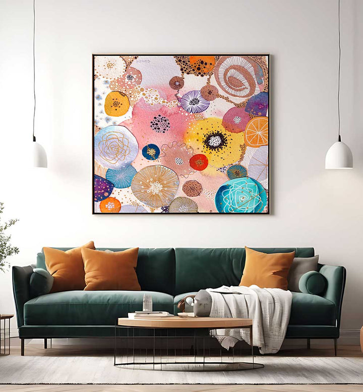 WHITE RABBIT , ABSTRACT PAINTINGS