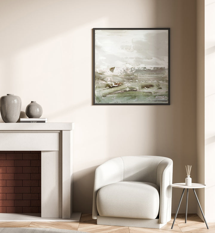 Elegant TERRAIN, ABSTRACT PAINTINGS displayed in a modern living space, enhancing the ambiance with artistic flair.