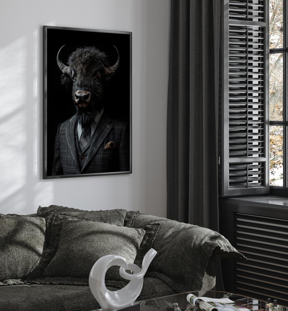 WILD SUITS - BUFFALO , ANIMAL PAINTINGS
