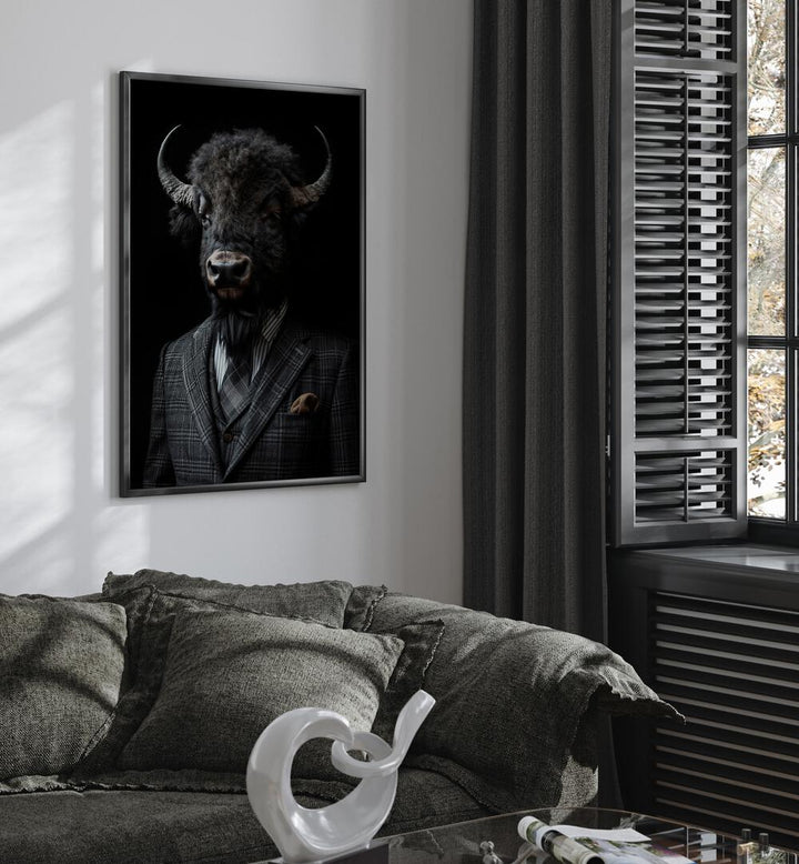 WILD SUITS - BUFFALO , ANIMAL PAINTINGS