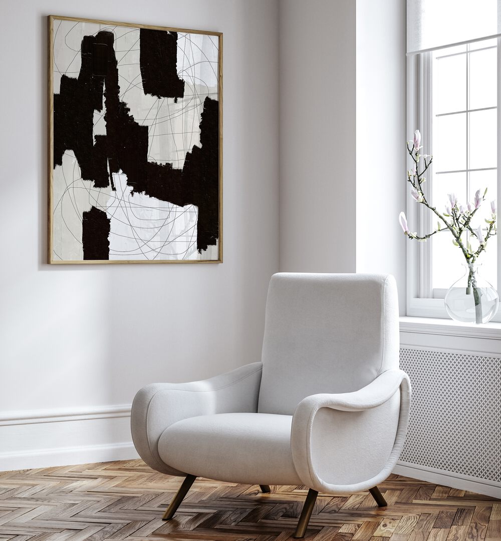 Stylish ABSTRACT MODERN OIL PAINTING from Miuus Studio enhances any space with striking, contemporary design.