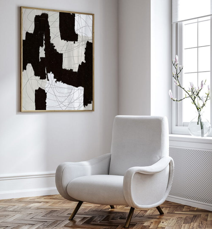 Stylish ABSTRACT MODERN OIL PAINTING from Miuus Studio enhances any space with striking, contemporary design.