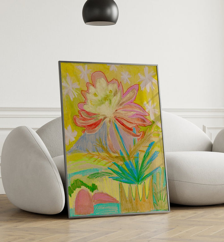 Vibrant FLOWERY, FLORAL FLOWER PAINTINGS by Eleanor Baker, showcasing elegant blooms on premium canvas.