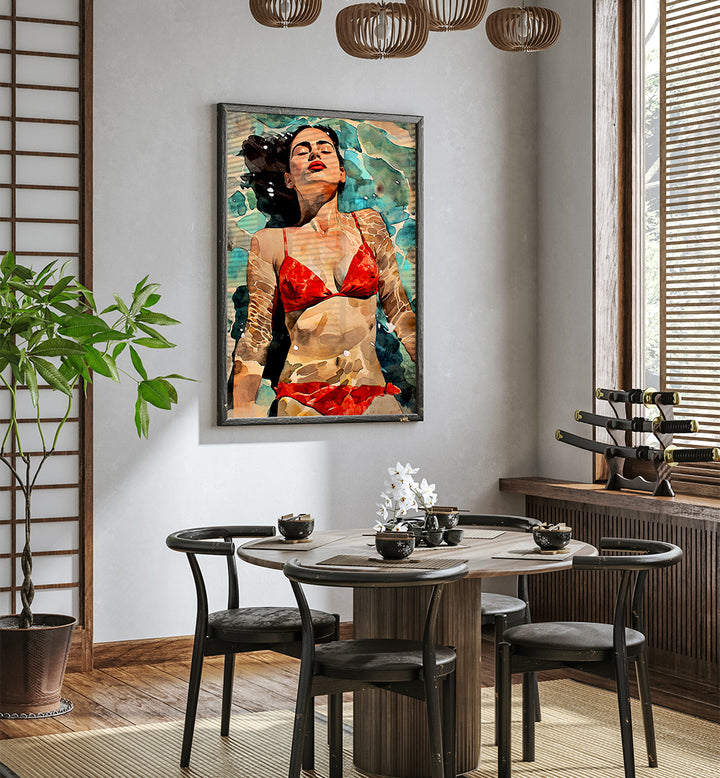 WOMAN LIFE WARM BATH , FASHION POSTERS