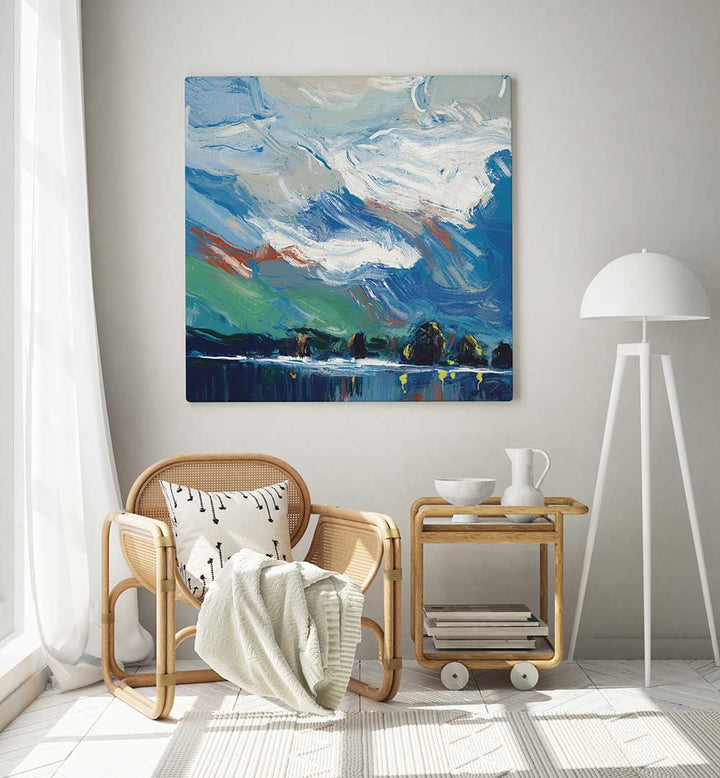 SWIRLING CLOUDS , ABSTRACT PAINTINGS