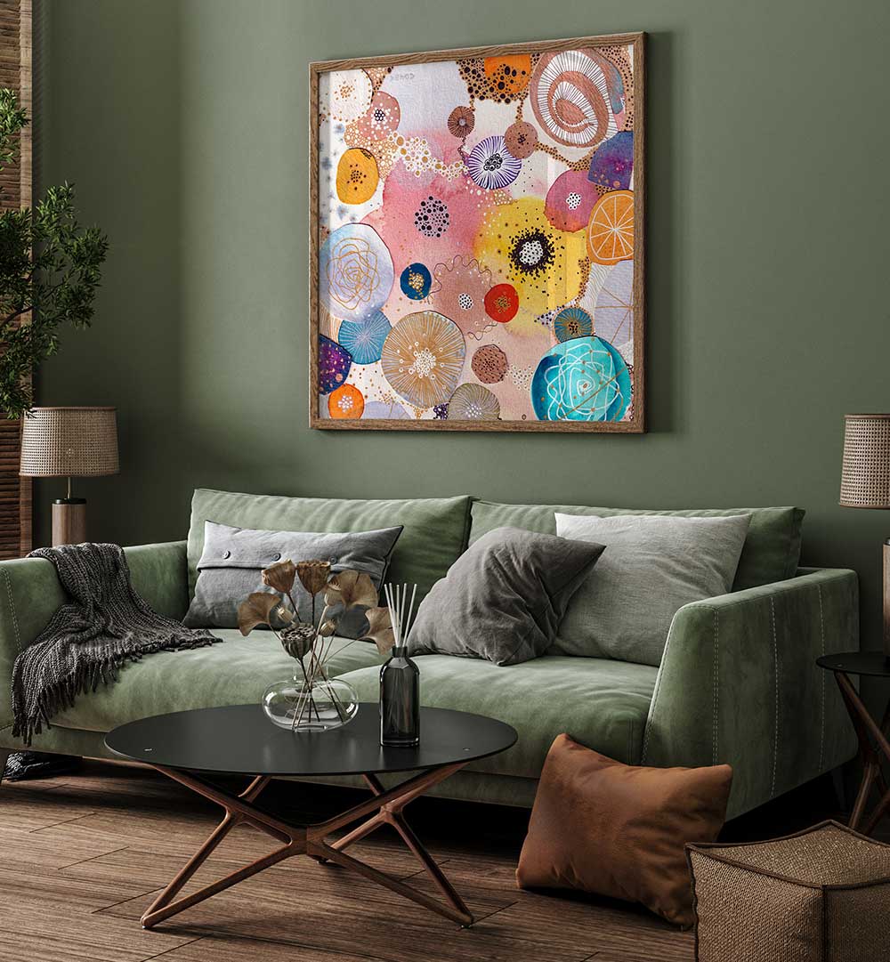 WHITE RABBIT , ABSTRACT PAINTINGS