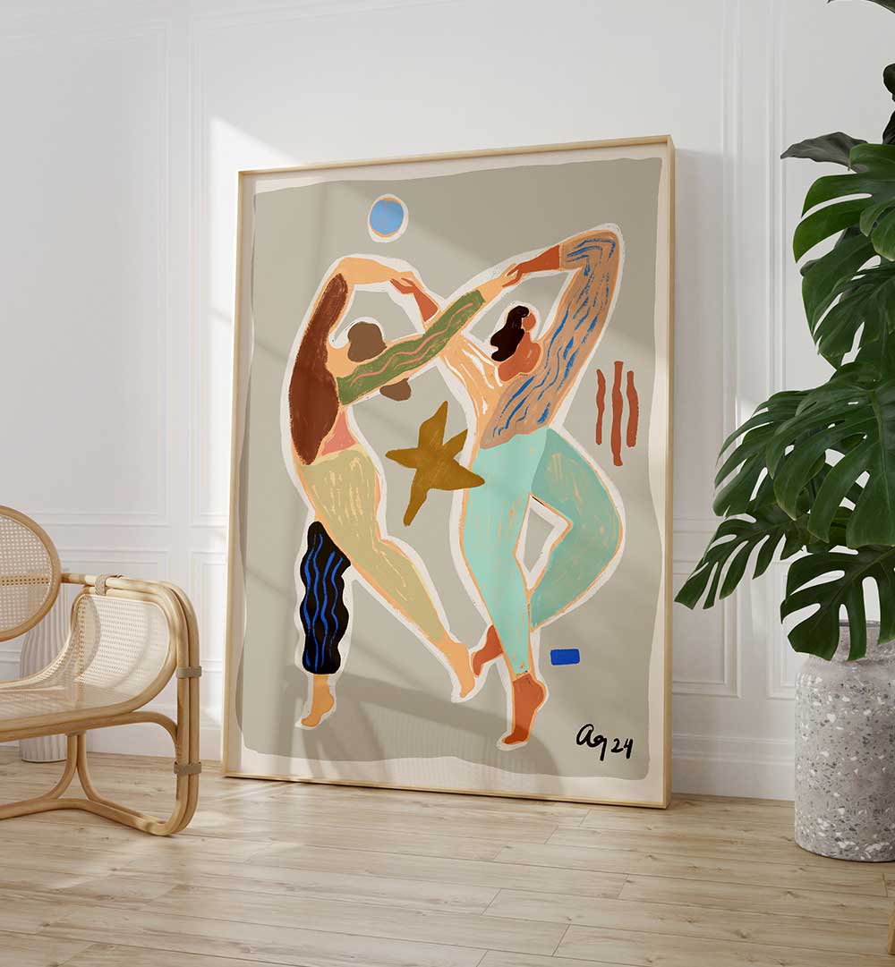 INFINITY DANCE , PORTRAITS & FIGURATIVE ILLUSTRATIONS