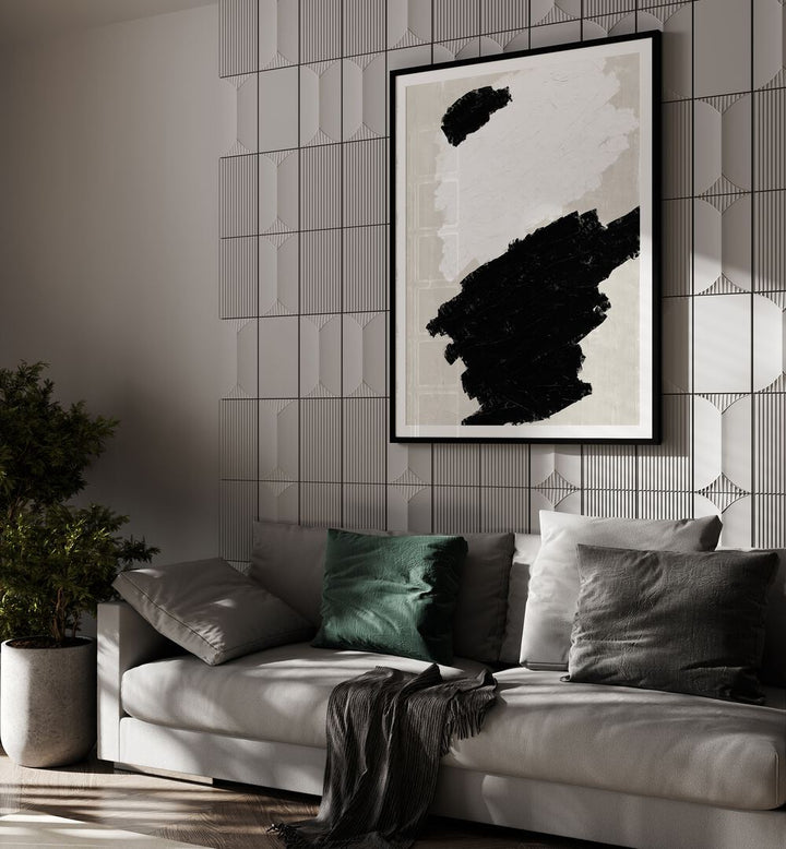 Stylish Rustic Organic Oil Painting, Abstract Paintings from The Miuus Studio enhance your space with unique artistry.