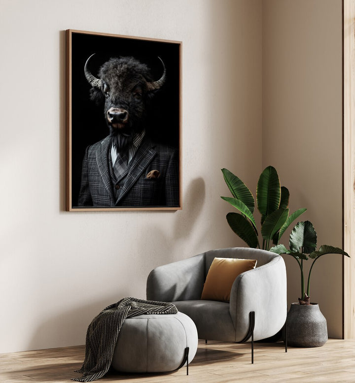 WILD SUITS - BUFFALO , ANIMAL PAINTINGS