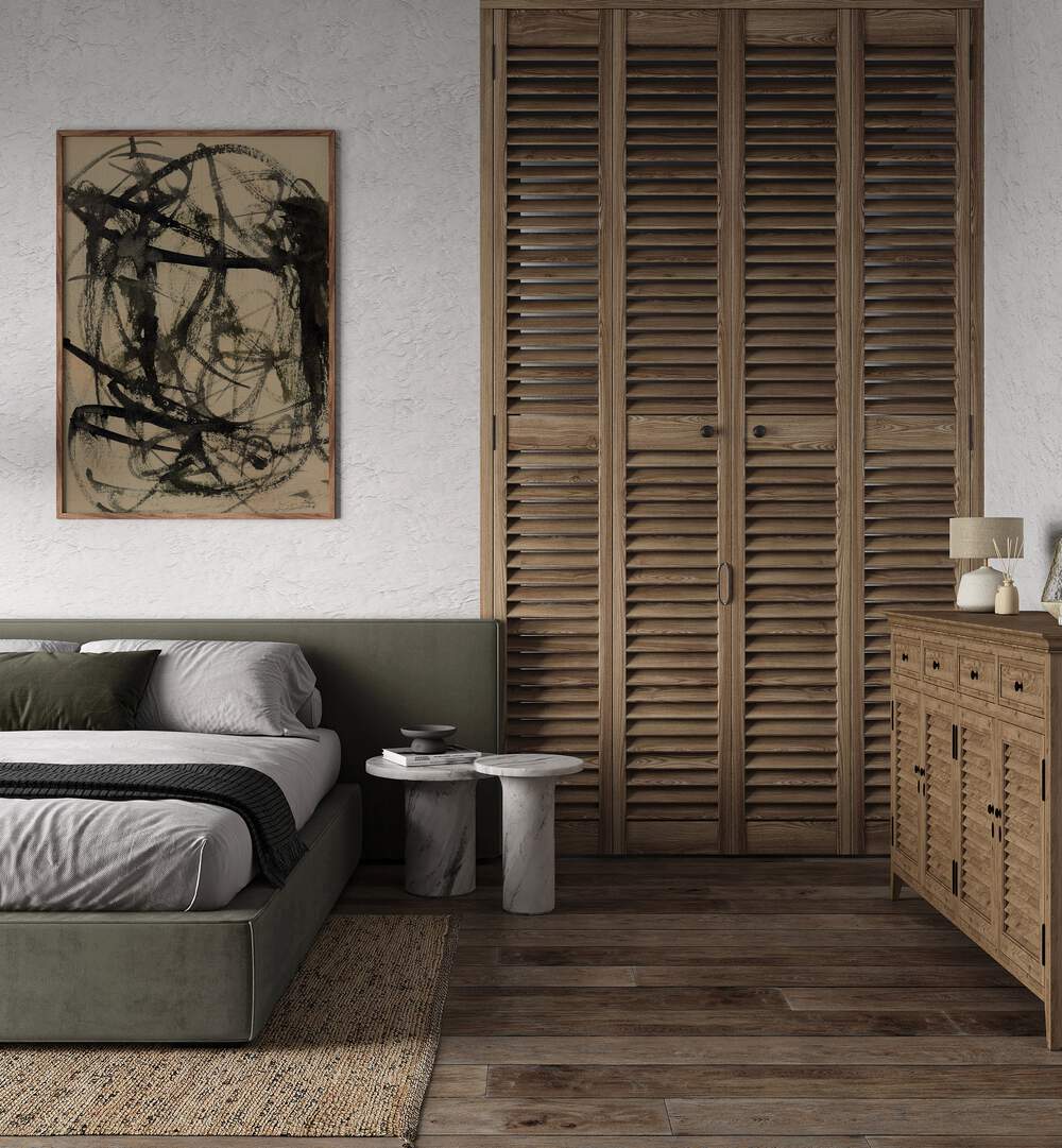 Elevate your decor with BRUSHED, ABSTRACT PAINTINGS, adding creativity to your living space beautifully.