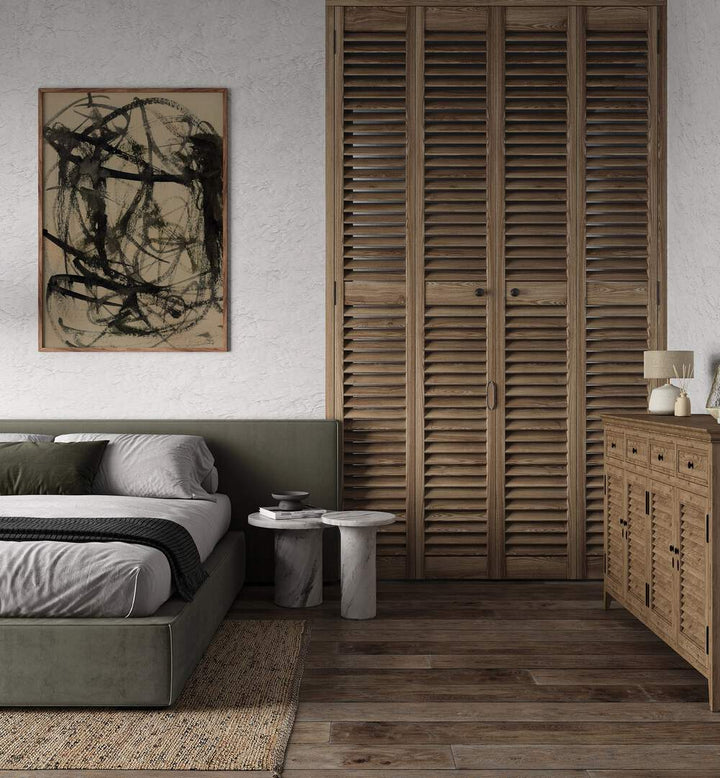 Elevate your decor with BRUSHED, ABSTRACT PAINTINGS, adding creativity to your living space beautifully.