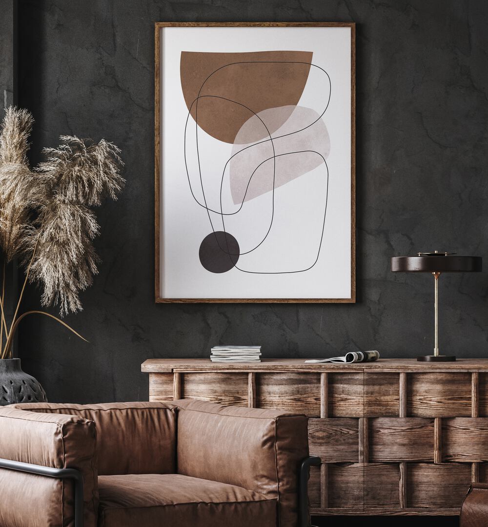 Stylish SHAPES, ABSTRACT PAINTINGS elevate modern spaces with contemporary elegance and artistic flair.