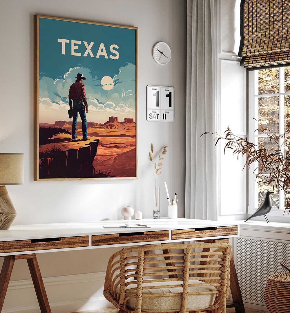 TEXAS , COWBOY & MODERN AMERICANA PAINTINGS