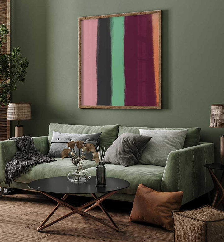 COLORFUL STRIPES SYMPHONY , ABSTRACT PAINTINGS