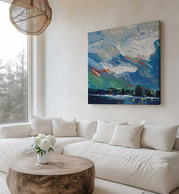 SWIRLING CLOUDS , ABSTRACT PAINTINGS