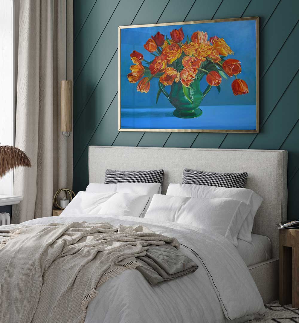 TULIPS , FLORAL FLOWER PAINTINGS