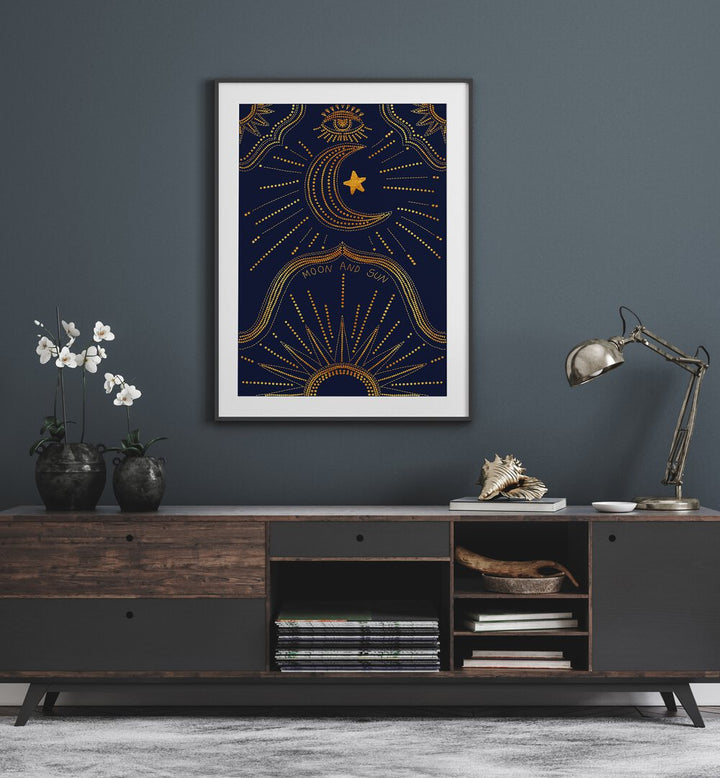 MOON AND SUN , ZODIAC & TAROT PAINTINGS