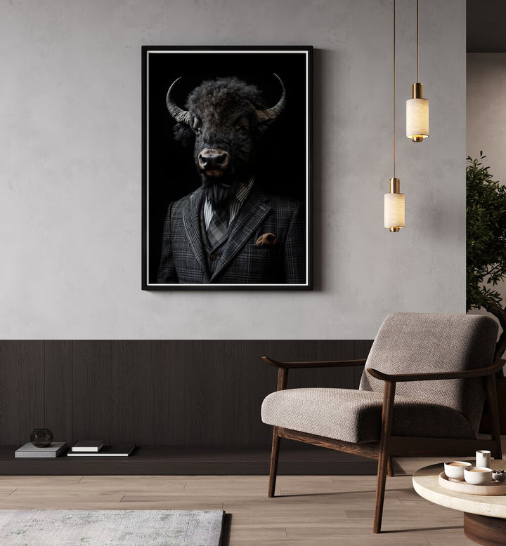 WILD SUITS - BUFFALO , ANIMAL PAINTINGS