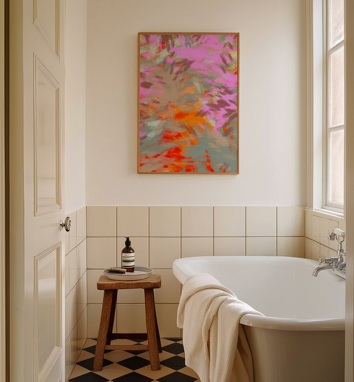 Enhance your space with LAZY SUMMER DAYS I, ABSTRACT PAINTINGS, capturing summer's warmth and tranquility beautifully.