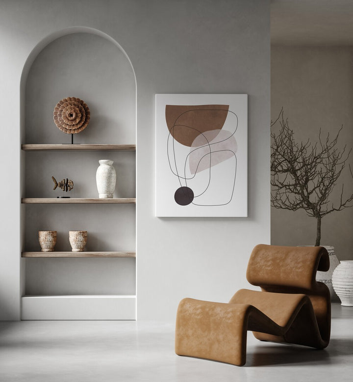 Elevate your space with SHAPES, ABSTRACT PAINTINGS featuring elegant lines and contemporary design for modern decor.