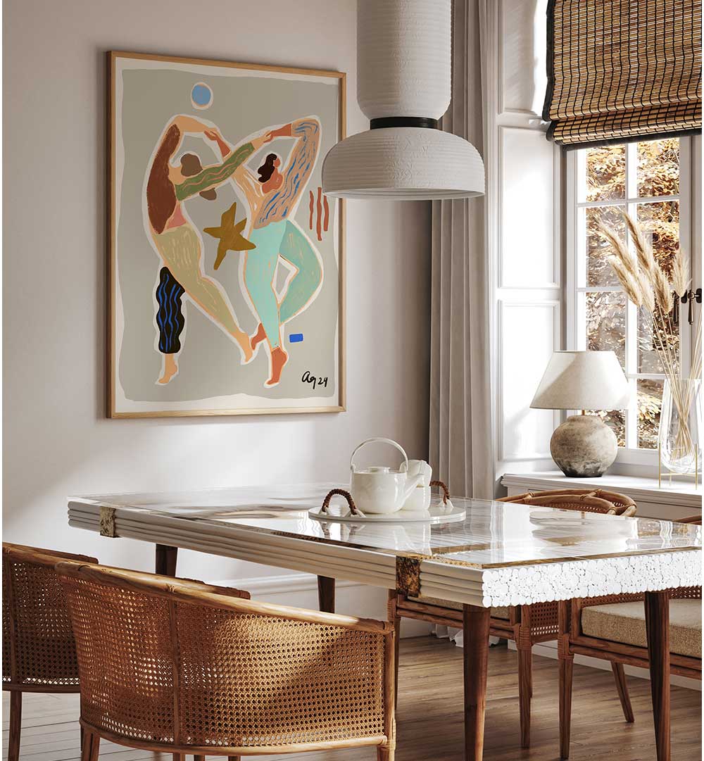 INFINITY DANCE , PORTRAITS & FIGURATIVE ILLUSTRATIONS