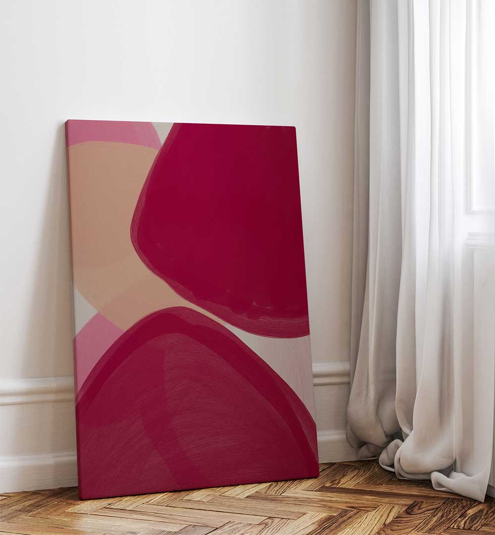 COLOUR PALETTE BURGUNDY XX , ABSTRACT PAINTINGS