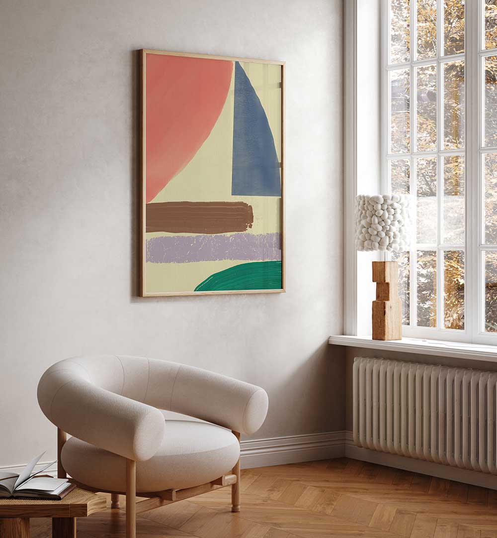 A PASTEL COLOR PALETTE , ABSTRACT PAINTINGS