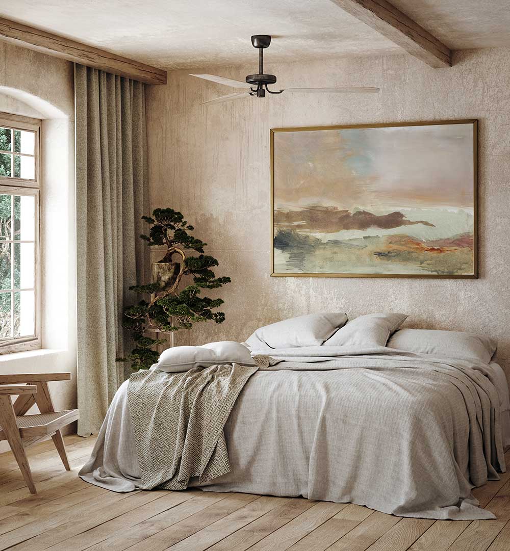 Transform your space with EARTHTONES I, LANDSCAPE PAINTINGS, showcasing serene nature-inspired artwork.