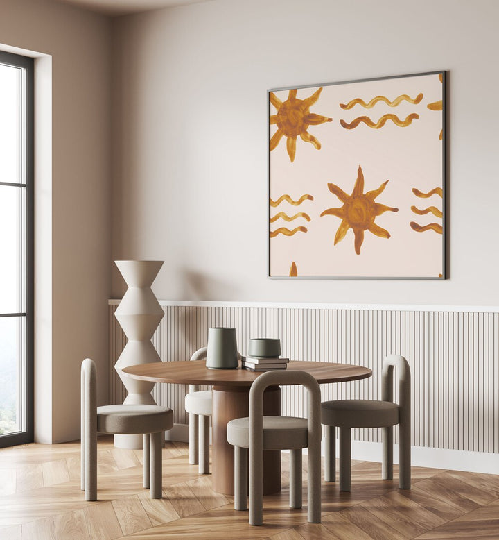 Brighten up your space with WATERCOLOUR TILE II, KIDS ROOM PAINTINGS, showcasing vibrant watercolor designs.