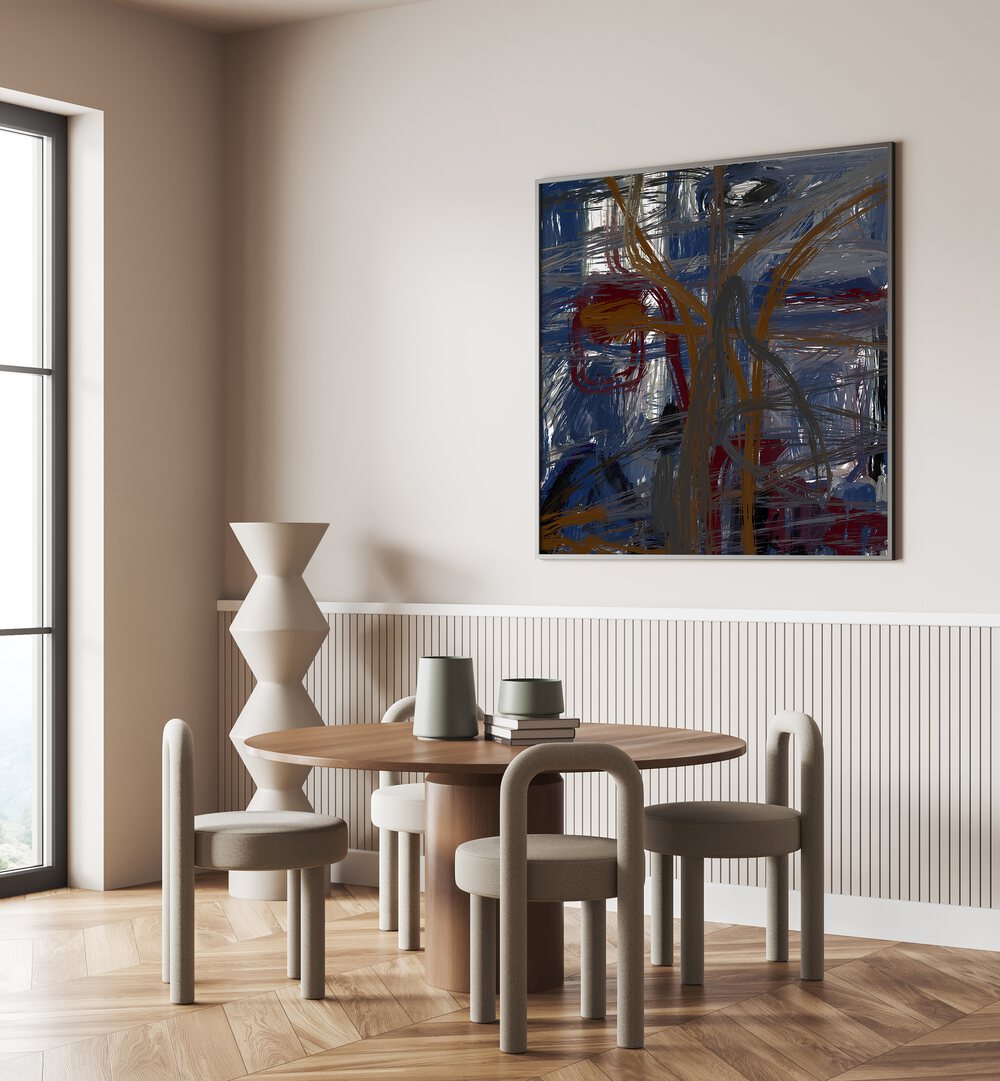 Transform your space with NIGHT BEFORE, ABSTRACT PAINTINGS, adding elegance and tranquility to your evening routine.