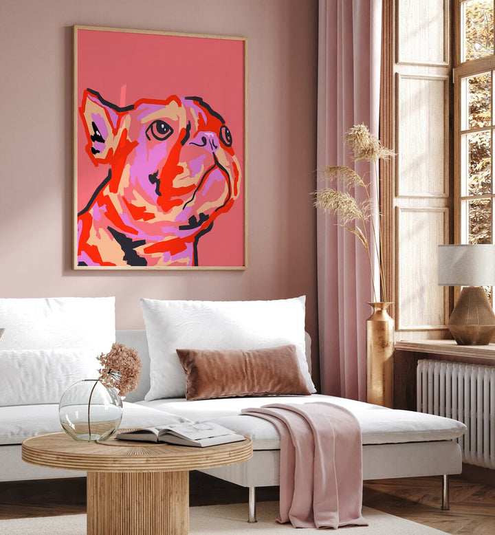 Brighten your child's space with PAWSITIVELY PATCHED, KIDS ROOM PAINTINGS featuring vibrant, abstract pet art.