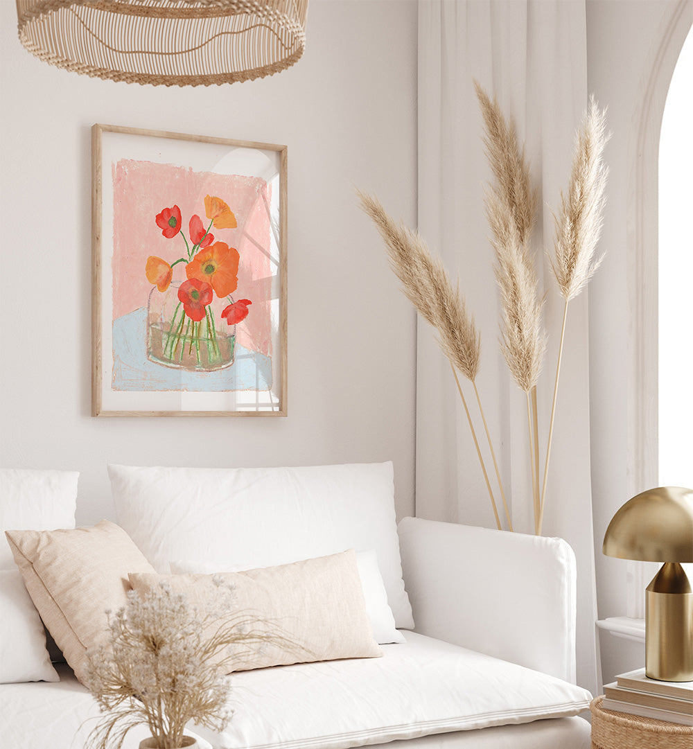 PASTEL FLOWERS , FLORAL FLOWER PAINTINGS